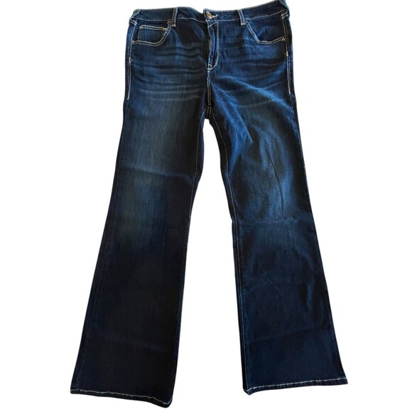 Ariat Jeans NEW with TAGS Womens Sz 34L Ultra Stretch Perfect Rise Katie Flare - Picture 2 of 12